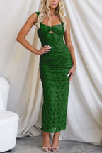 Lina | Maxi Dress with Gathered Tulle