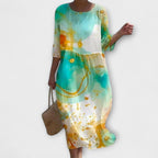 Chloe - Stylish Floral Maxi Dress