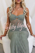 Lina | Maxi Dress with Gathered Tulle