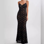Noa | Cut-Out Black Lace Dress