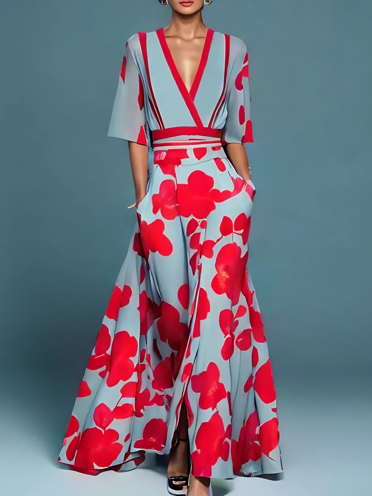 Emily | Milano design Sleeved Dress