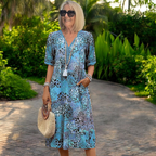 Audrey - Bohemian Printed Dress