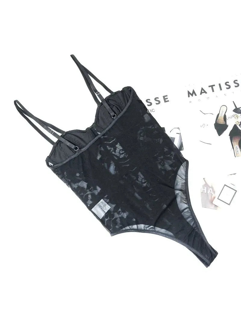 Celine | Embroidered Corset Bodysuit - Novaesta