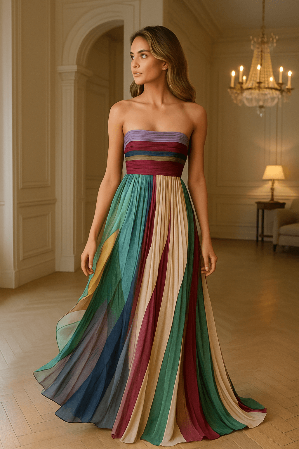 Flora | Colourful Maxi Dress - Novaesta