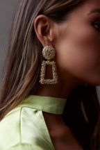 Textured London Gold Earrings