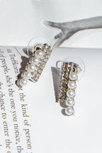 Scorpion Diamante Silver Earrings