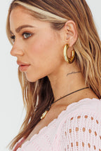 Hailie Chunky Gold Earrings
