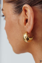 Arabia Gold Hoop Earrings