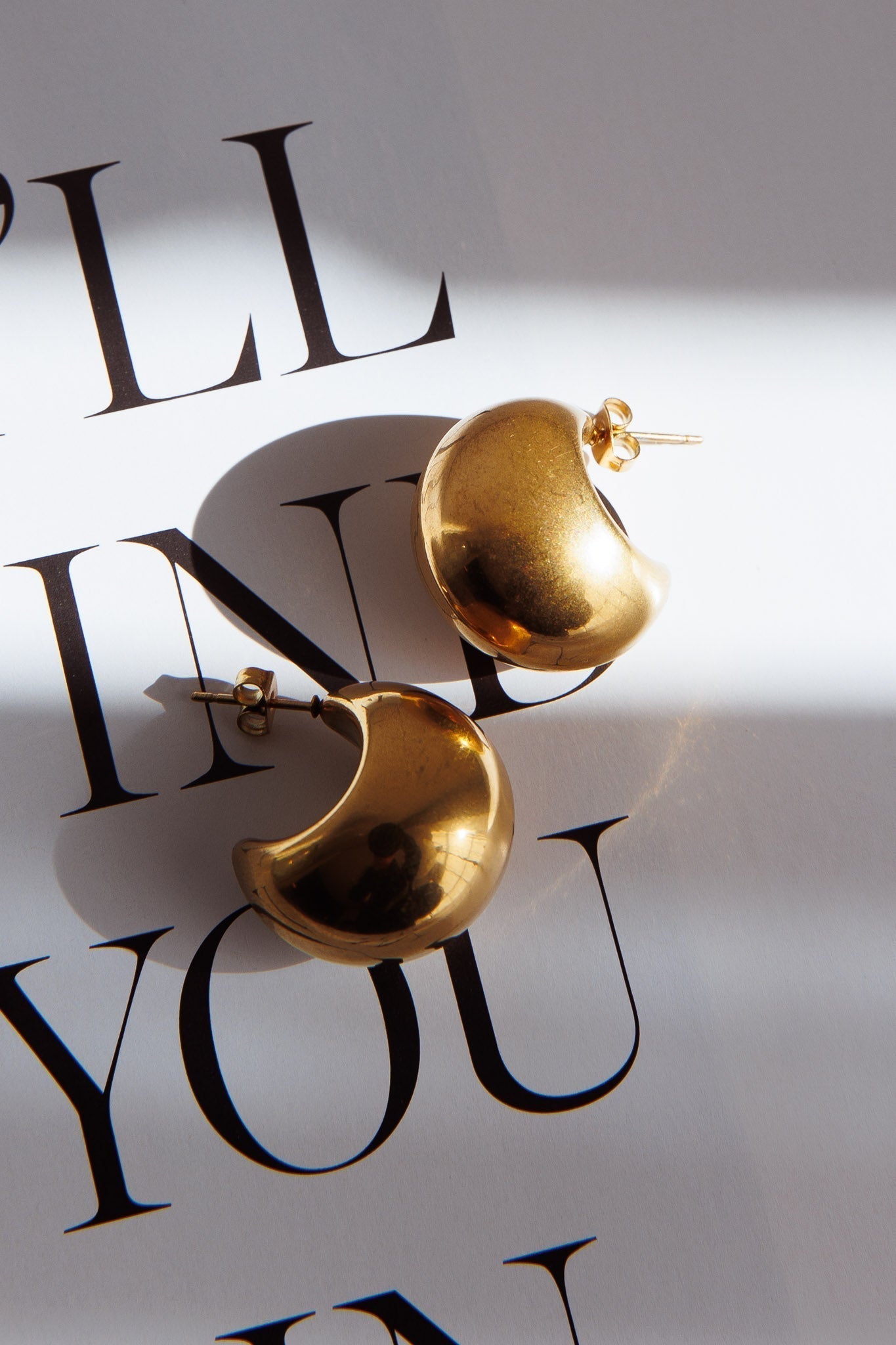 Arabia Gold Hoop Earrings