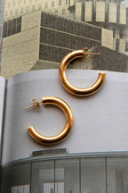 Open Hoop Earrings Zayda Gold