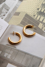 Open Hoop Earrings Zayda Gold