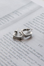 Open Hoop Earrings Isis in Silver
