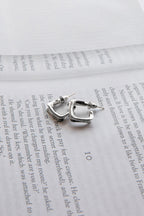 Open Hoop Earrings Isis in Silver