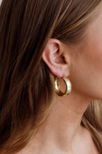 Osiris Gold Hoop Earrings