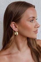 Osiris Gold Hoop Earrings