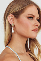 Elysian Hanging Pearl Earrings