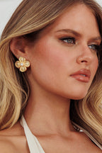 Flower Power Pearl Earrings