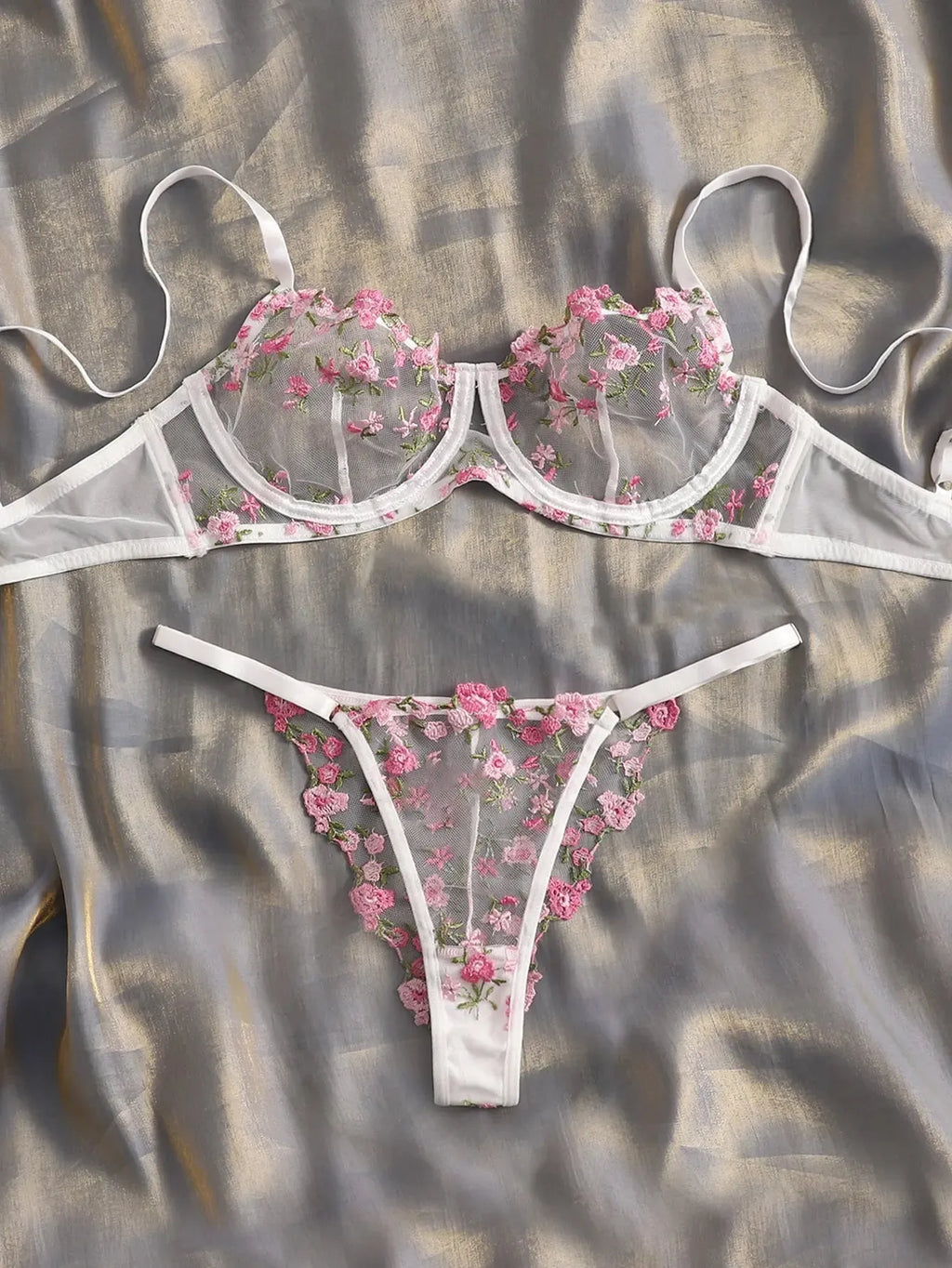 Juliet | Floral Lingerie set - Novaesta