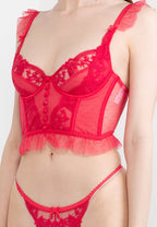 Kiki Longline Underwire Bra & G-String Set