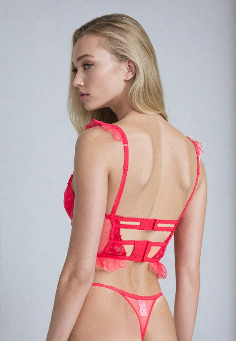 Kiki Longline Underwire Bra & G-String Set - Novaesta