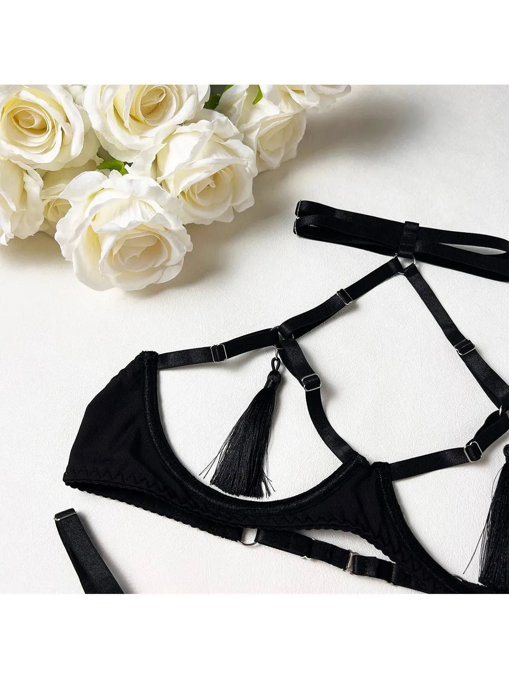 Layla | Tassle Lingerie Set - Novaesta