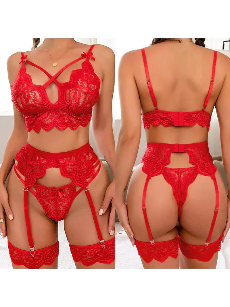 Mariana | 3-Piece French Lingerie Set - Novaesta