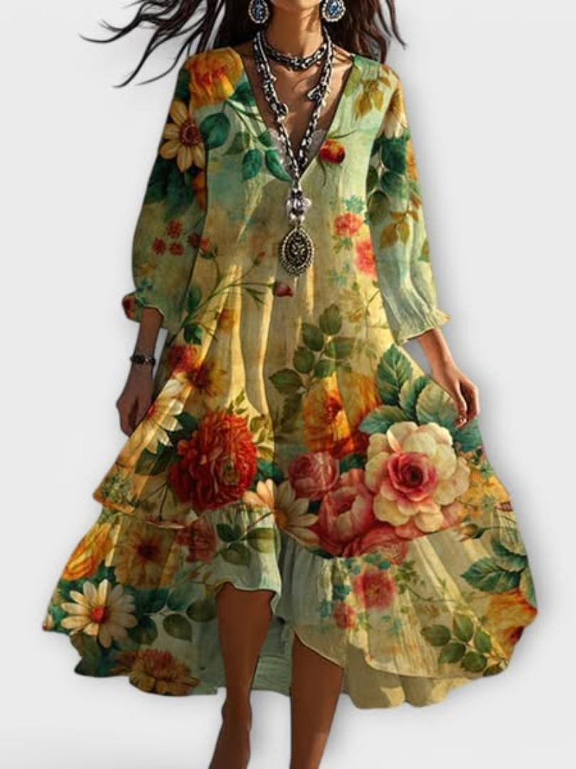 Sienna | vintage floral dress