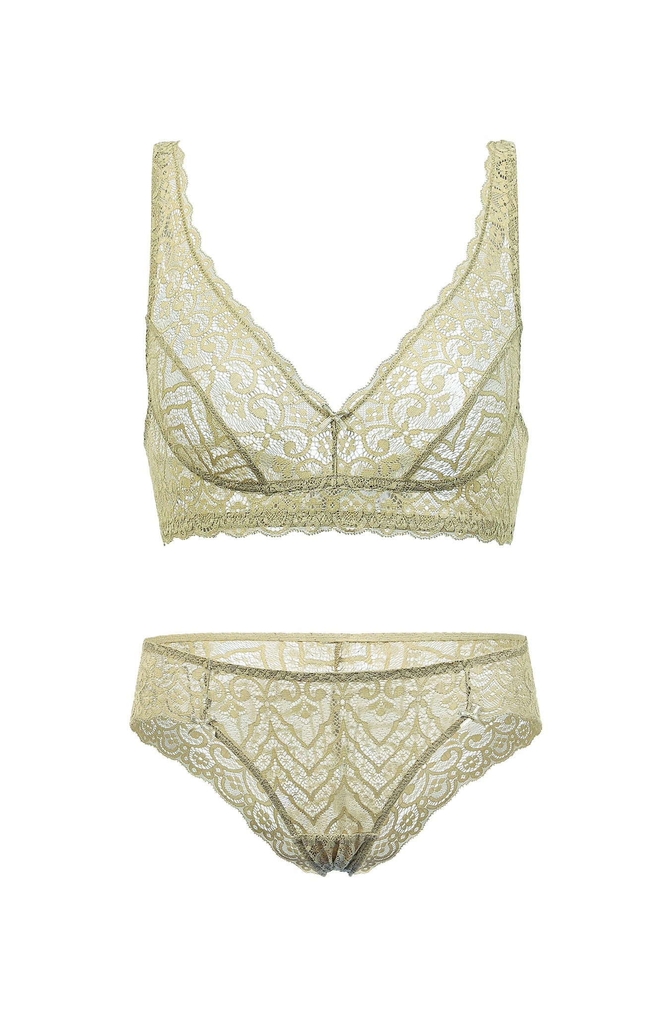 Mata Hari Wirefree Bra and Brief Set
