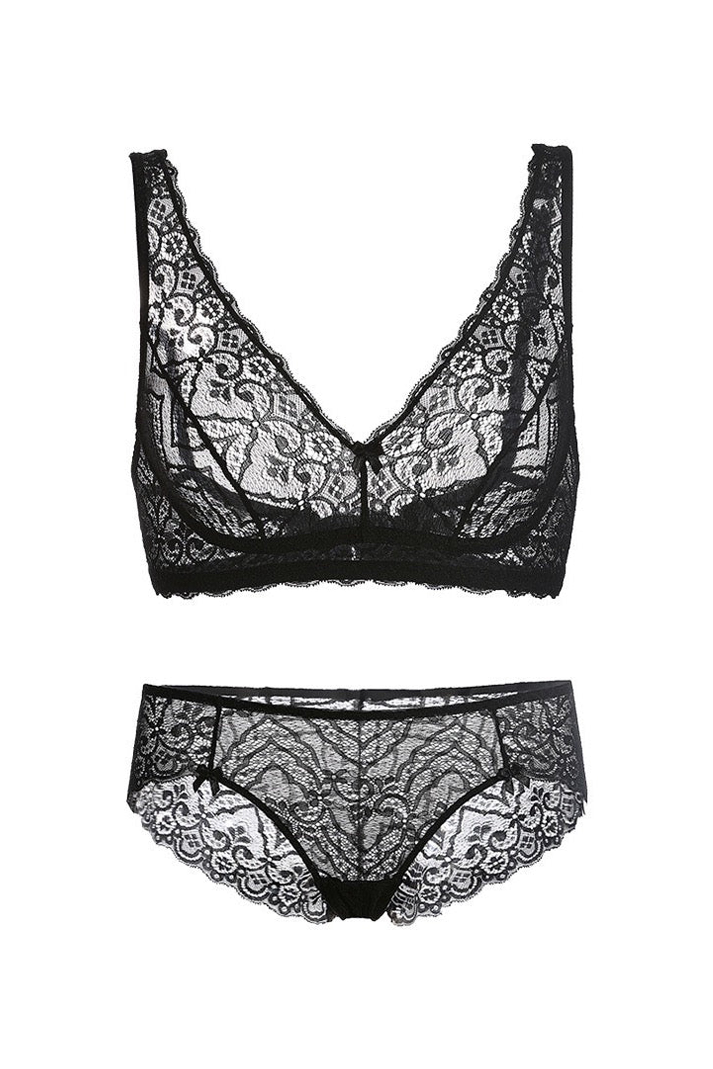 Mata Hari Wirefree Bra and Brief Set