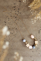 Imogen Mix Rose Pearl Necklace