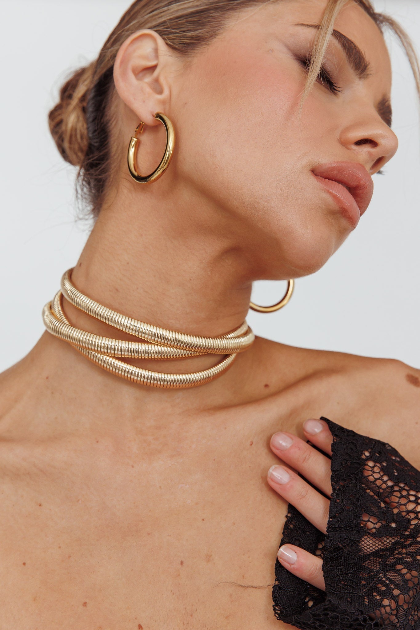 Multi Roman Choker Necklace