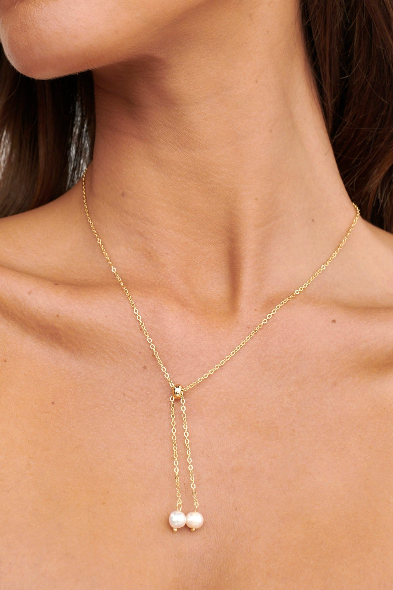 Esme Necklace with Pearl Pendant
