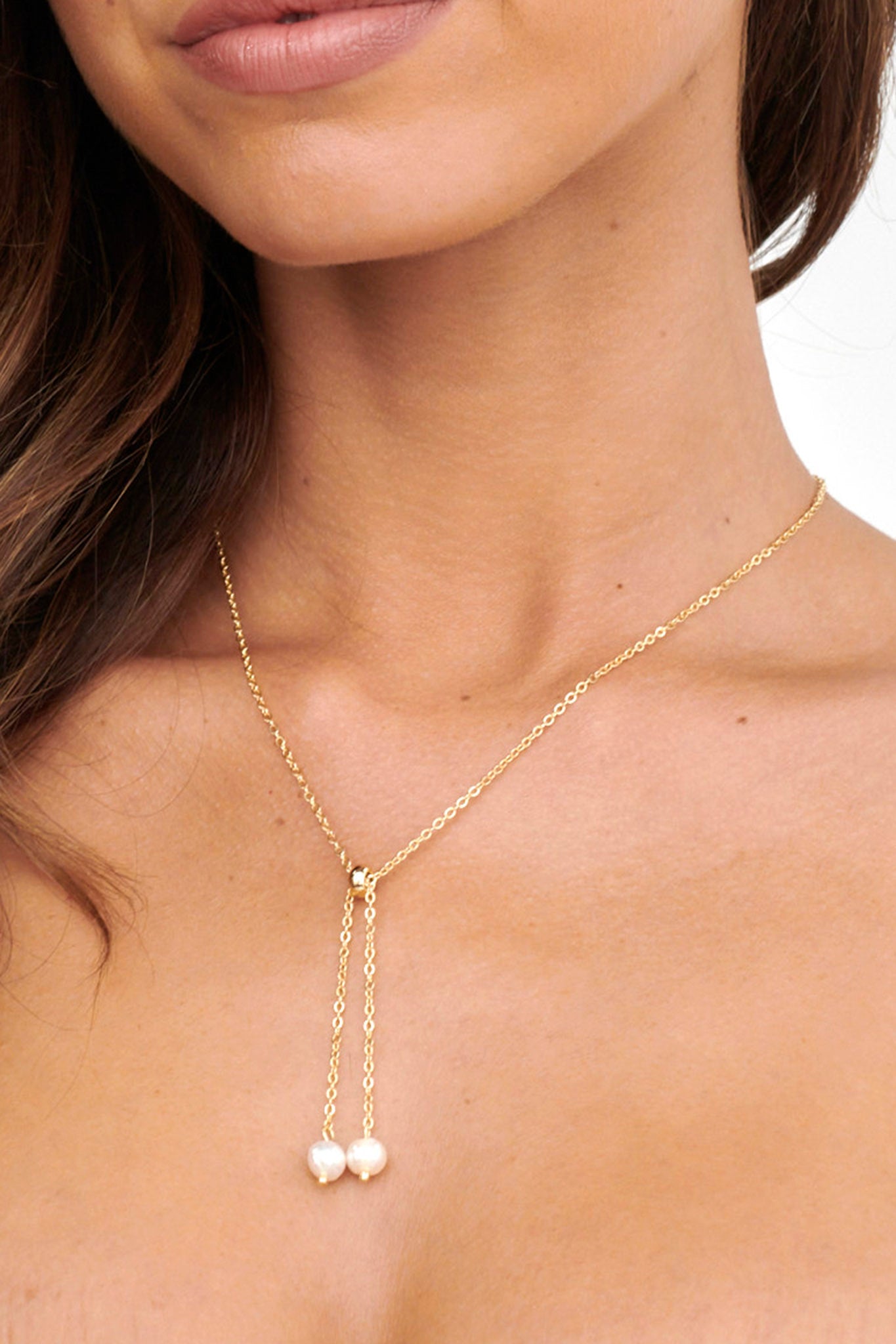 Esme Necklace with Pearl Pendant