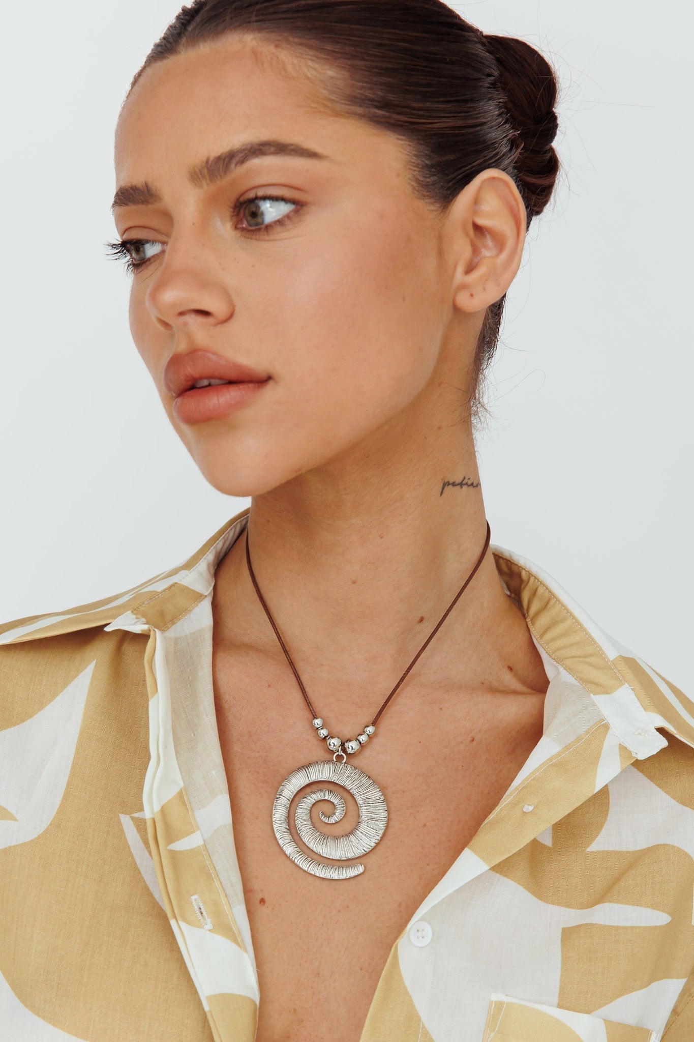 Coolum Silver Pendant Necklace