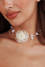 Magic Moments Pink Chiffon Choker Necklace
