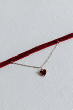 Red Velvet Choker Necklace Rosie