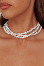 Roxanne Three-Strand Baroque Necklace