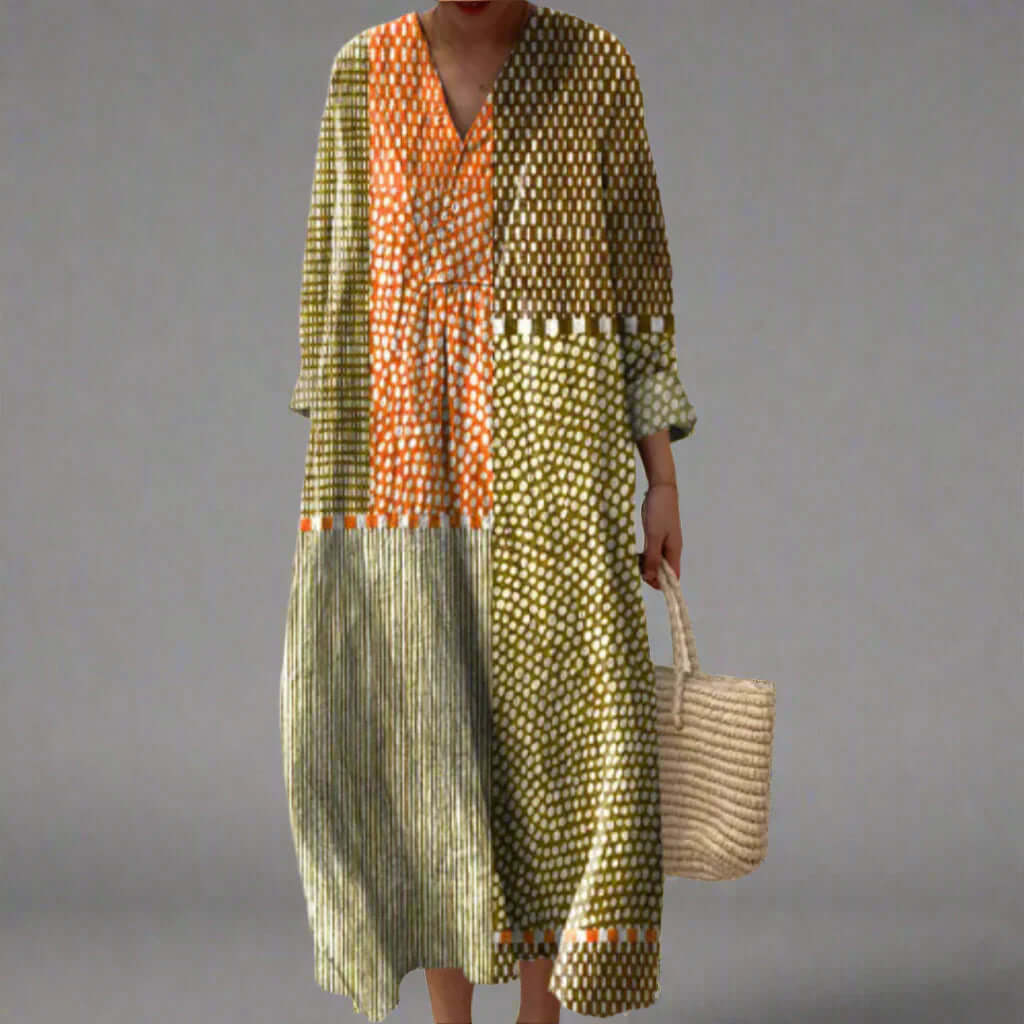 Azura | Elegant geometric dress - Novaesta