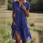Adelina - Elegant dress with short sleeves