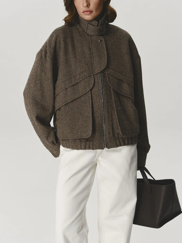 Women’s Cropped Zip Jacket