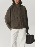 Women’s Cropped Zip Jacket