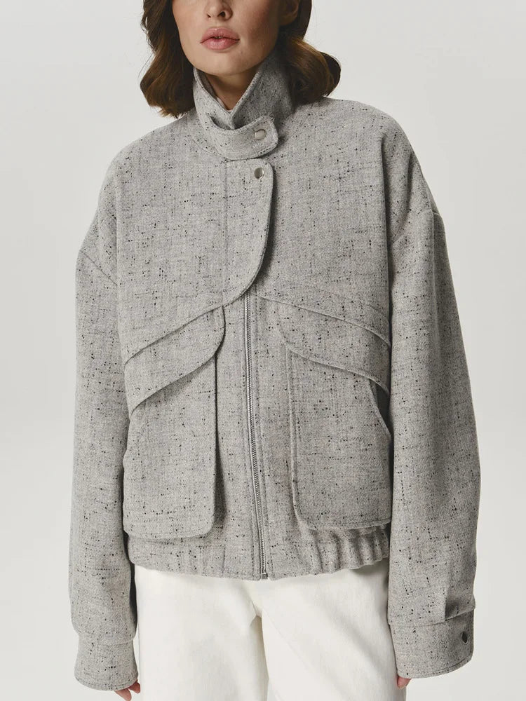 Women’s Cropped Zip Jacket