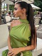 Amaya | Draped Dress & Solar Charisma