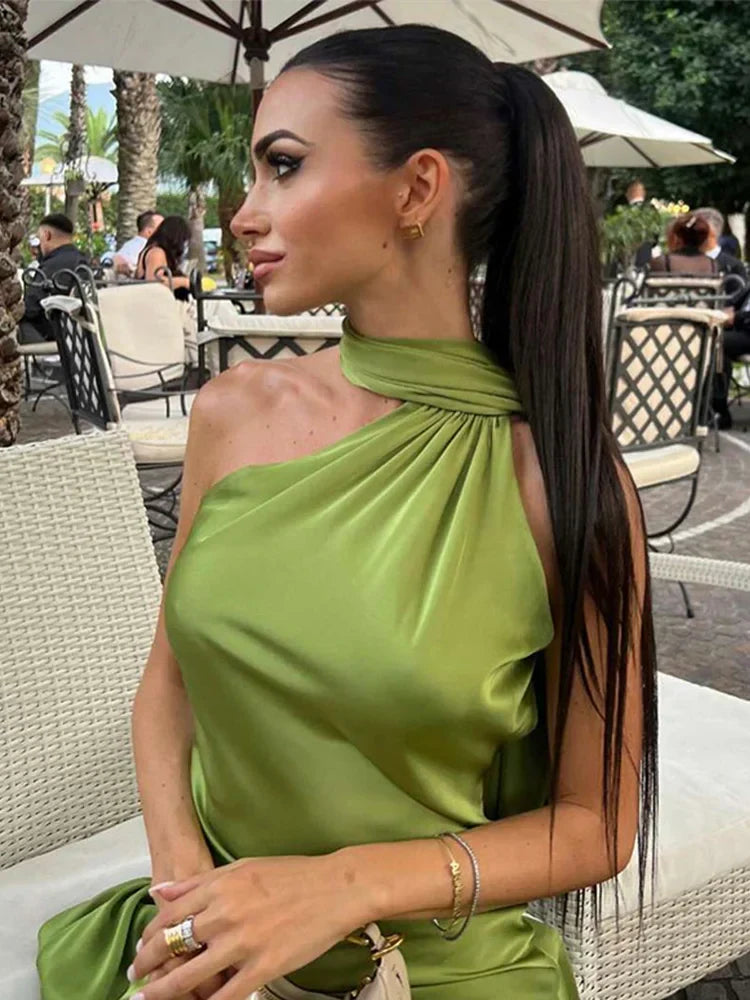 Amaya | Draped Dress & Solar Charisma