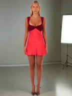 Maya | Mini Skirt with Fluidity & Radiant Charm