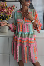 Talia | Boho Tiered Swing Dress