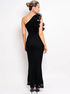 Liora | Asymmetrical Floral Dress & Sculpting Appeal