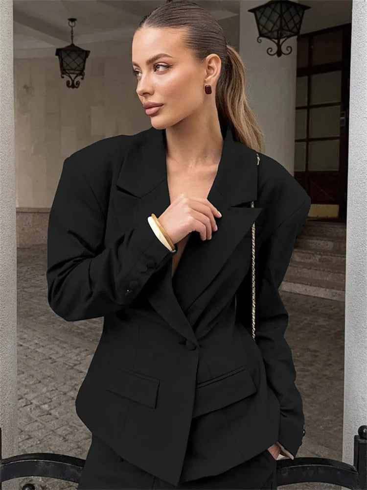 Women’s V-Neck Lace-Up Jacket