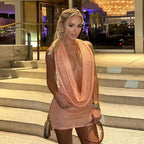 Zara | Shimmering Dress & Bold Charm