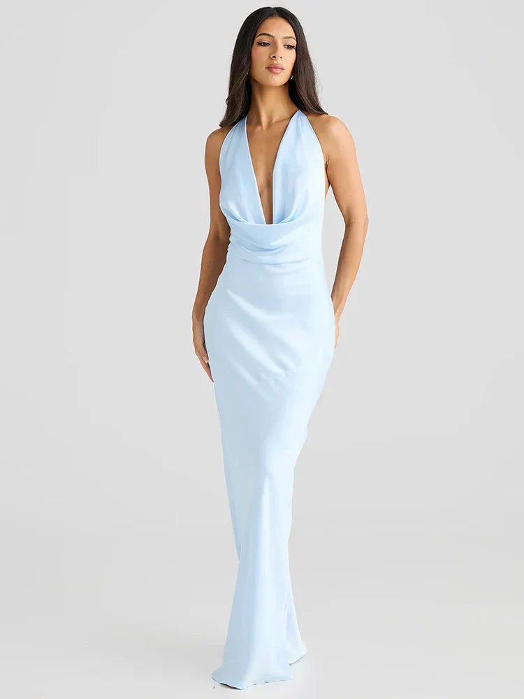 Madelina | Seduction & Fluidity Halter Dress - Novaesta